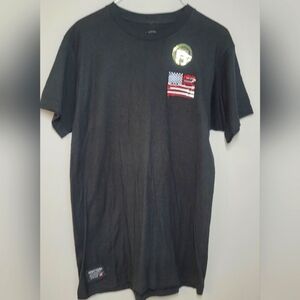 Military Support Patriotic Tee black Medium